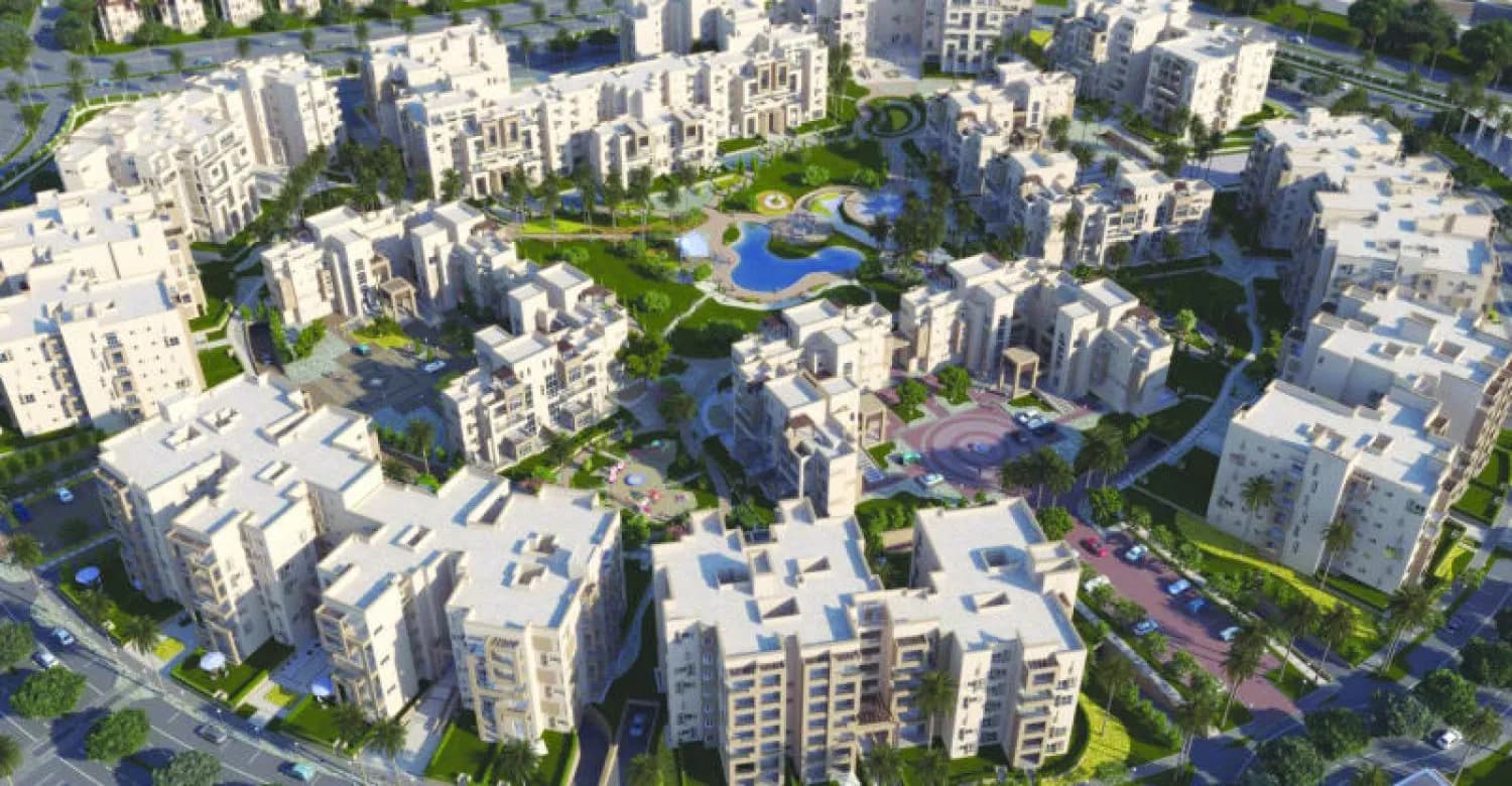 Fifth Settlement compound villas and landscaped paths