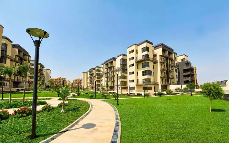 Residential buildings in Madinaty compound